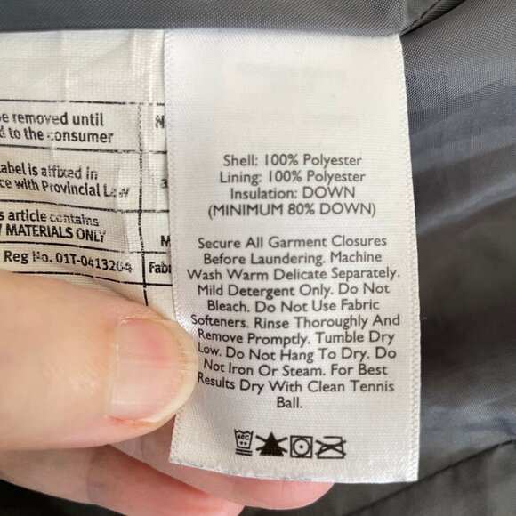 Eddie Bauer EB650 Full Zip Hi Collar Polyester & Down Vest Black Sz S Unisex - Picture 8 of 13